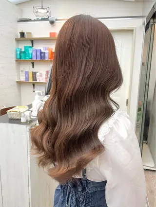 ロング カラー パーマ ヘアアレンジ メンズ 💎髪質改善特化💎 RUITOのヘアスタイル