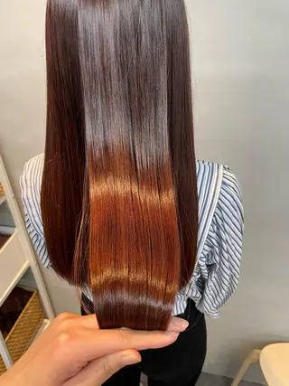 ロング カラー 女性リピ90%🍨 🩷佐藤みずきのヘアスタイル