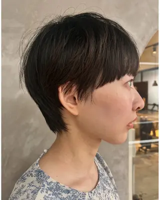 ショート デザインパーマ/ カット/nanaのヘアスタイル
