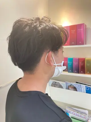 パーマ メンズ Yamamoto 半個室美容室zinaのヘアスタイル