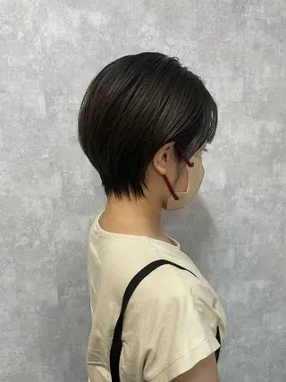 ショート モテ髪/ボブ/ショー ト/アダチフウトのヘアスタイル