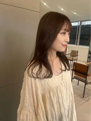 セミロング レイヤーカット‎🤍 /ともえ🤎🧸のヘアスタイル