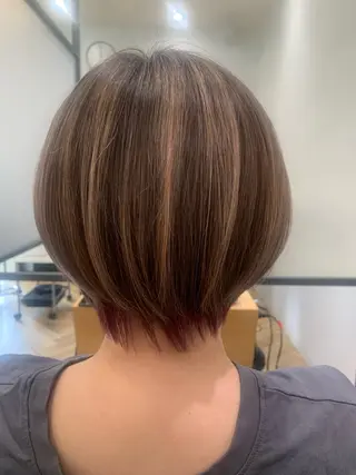ショート カラー 大人ヘア✨髪質改善 ✨艶髪＊今泉のヘアスタイル