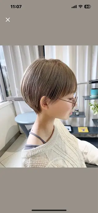 ショート 透明感カラー / Rio👶🏻💞のヘアスタイル