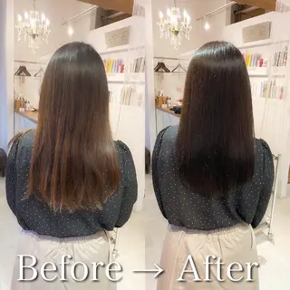ロング カラー 髪質改善特化 安東駿介のヘアスタイル