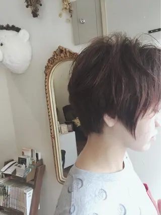 ショート 島尻 徳人のヘアスタイル