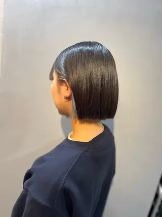 ショート カラー 神戸ボブ✂️ ioe三宮/田 伸佳のヘアスタイル