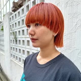 ミディアム カラー beronica ベロニカのヘアスタイル