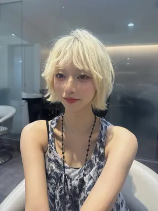 ショート カラー 💎透明感カラー特化 💎TAISEIのヘアスタイル
