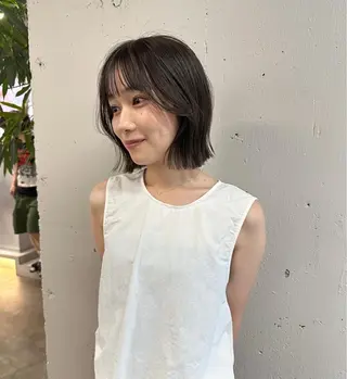 ショート ボブ/顔周りレイヤー 似合わせcut🪽のヘアスタイル