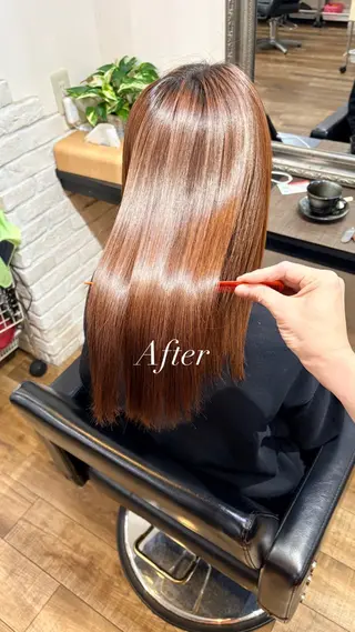 セミロング きむえり/髪質改善 /20代〜40代多数のヘアスタイル