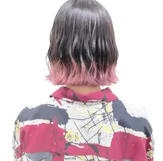 カラー ケアブリーチ 黒瀬有汰のヘアスタイル