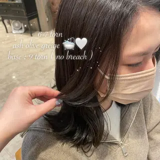 カラー 𝙢𝙞𝙮𝙪🎀 girly hairのヘアスタイル