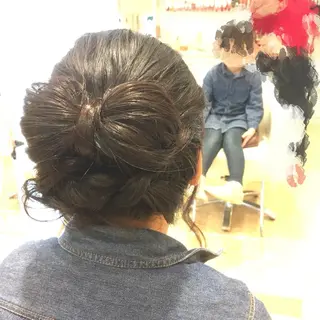 ロング ヘアアレンジ 菊池 栄里奈のヘアスタイル