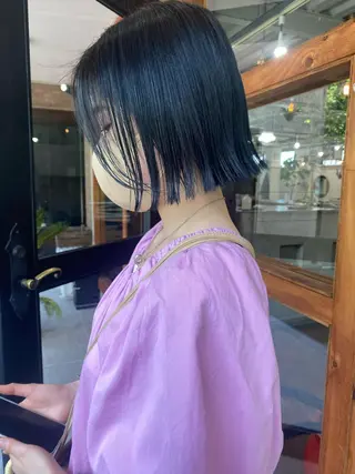 ショート カラー なぎ🌿.∘[ボブ, ニュアンスカラー]のヘアスタイル