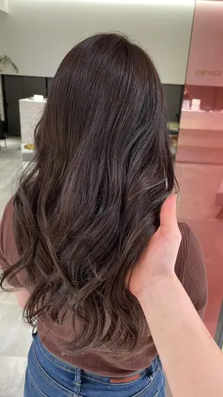 ロング パーマモデル募集🌈 森脇帆南のヘアスタイル