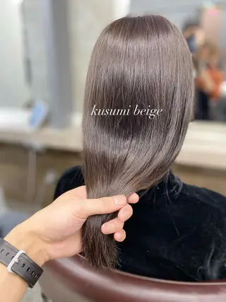 セミロング カラー opus 店長大和 レイヤー/赤み消しのヘアスタイル