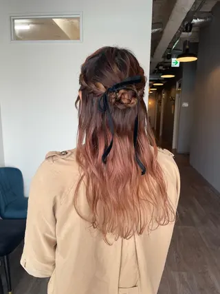 ヘアアレンジ kitin 吉祥寺 山岸花のヘアスタイル