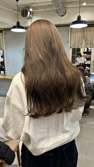 ロング カラー じゅわっと暖色カラー 🍊Moemiのヘアスタイル