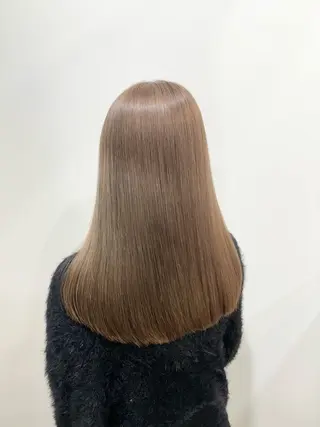ロング カラー たなか もえなのヘアスタイル