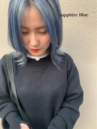 ミディアム カラー 透明感カラー👑 井上美乃里のヘアスタイル