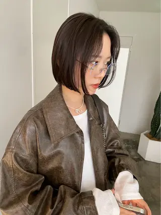ショート ボブ/レイヤー ナカミネアキナのヘアスタイル