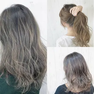 セミロング カラー 【毎朝セット3分】 メンズパーマ　真人のヘアスタイル