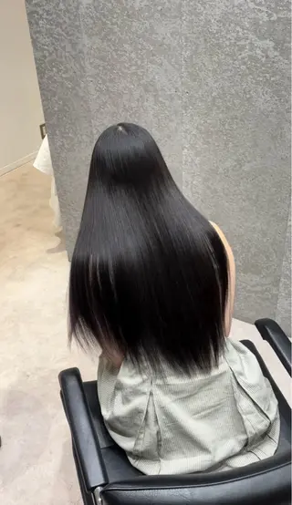 セミロング 髪質改善ヘアケア 艶髪特化/上田のヘアスタイル