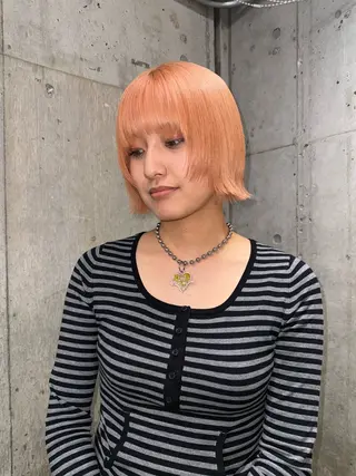 カラー cinq所属・ハイトーンカラー/ sorane♥️のヘアスタイル