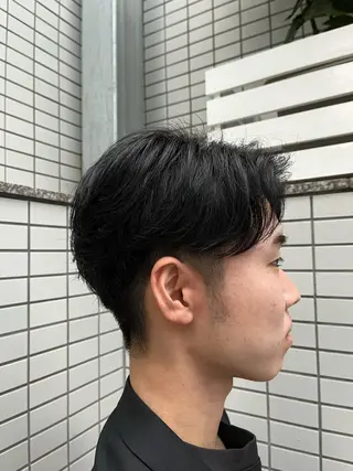 ショート パーマ メンズ 🏆メンズヘア特化 🥇代表りんぺーのヘアスタイル