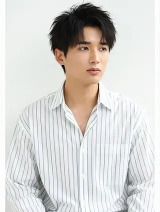 ショート メンズ 透明感カラー／ 髪質改善/近藤大二郎のヘアスタイル