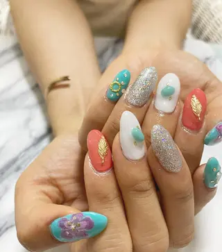 ネイル 大城 裕麻のネイルデザイン