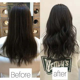 ロング カラー ✨髪質改善専門店✨ QOLU✨のヘアスタイル