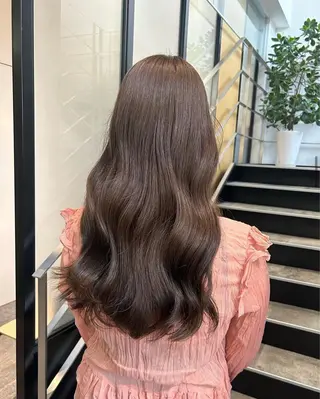 ロング カラー パーマ ヘアアレンジ stylist 🌸 kana.のヘアスタイル