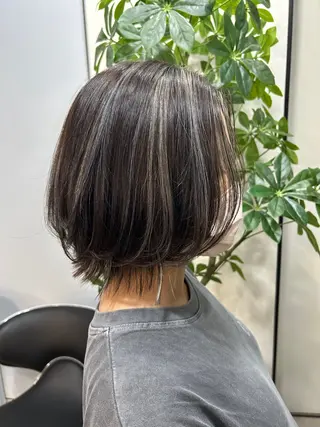 ショート カラー 新宿/美髪矯正 髪質改善/韓国風山本のヘアスタイル