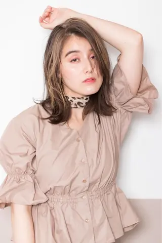 ミディアム 髪質改善／美髪矯正 林田和真のヘアスタイル