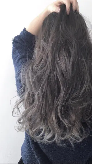 ロング カラー チビ編み込みエクステ シールEXどぅ〜すのヘアスタイル