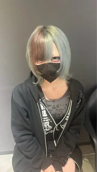 ロング カラー デザインカラー/ハイ トーン/konomiのヘアスタイル