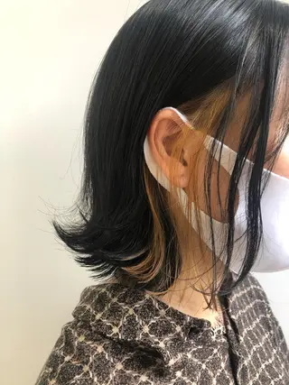 ショート カラー レイヤー/ハイトーン 🧸SENAのヘアスタイル
