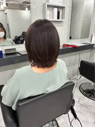 セミロング カラー Endearing 🌟銀座のヘアスタイル
