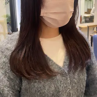 ロング カラー 丸田優奈/暖色カラー /メンズカットのヘアスタイル