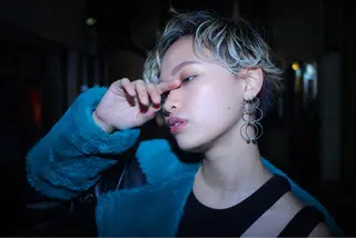 ショート カラー パーマ ヘアアレンジ 小田 莉加子のヘアスタイル