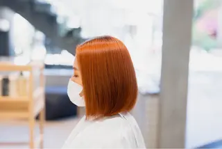 ミディアム カラー ・ nanokaのヘアスタイル