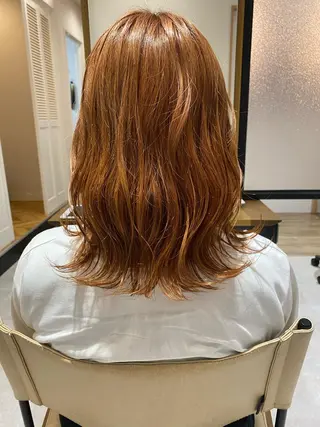 ミディアム 高橋 柊和のヘアスタイル