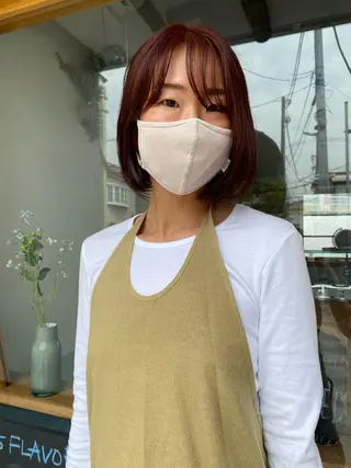 ショート カラー ヘアアレンジ マツエク・マツパ shoji༄ mikuのヘアスタイル