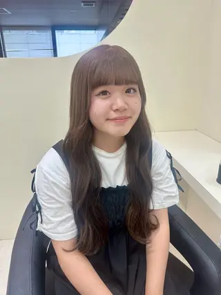 ロング カラー ヘアアレンジ 🎀 yuuka🎀のヘアスタイル