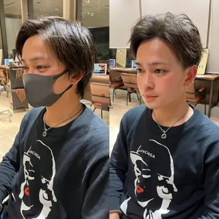 メンズ 早朝セット☀️ レイヤー/Momoのヘアスタイル