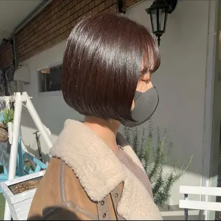 ショート カラー stylist店長 岡本真依のヘアスタイル