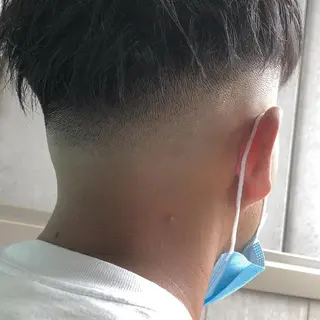 ショート メンズ 渋谷/フェード/ 國分 翔のヘアスタイル