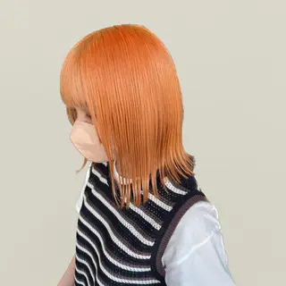 ミディアム カラー ヘアアレンジ SHIAN 立川 🍑すずかのヘアスタイル